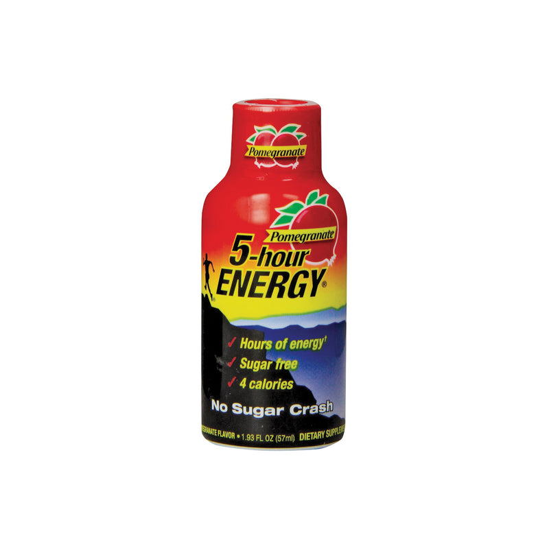 5-hour ENERGY Sugar-Free Energy Drink Liquid Pomegranate Flavor 1.93 oz Bottle