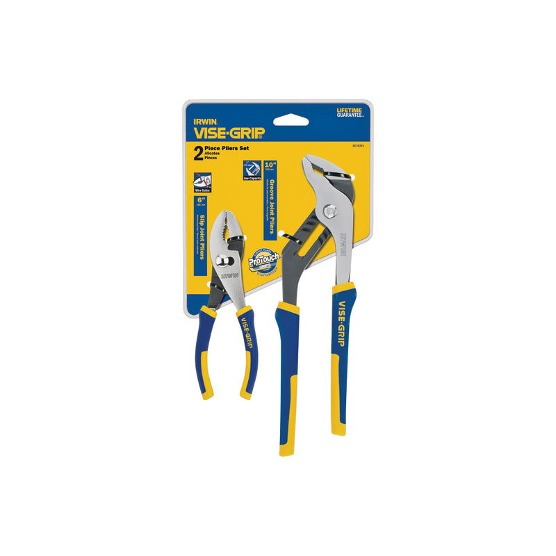 IRWIN Plier Set Nickel Chromium Steel Blue/Yellow