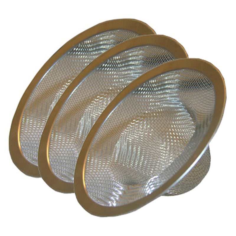 3-pack ss mesh strainer