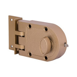 ProSource Lock Keyed Different Key Brass Brass KW1 Keyway 1 2 3/8 in Thick Door
