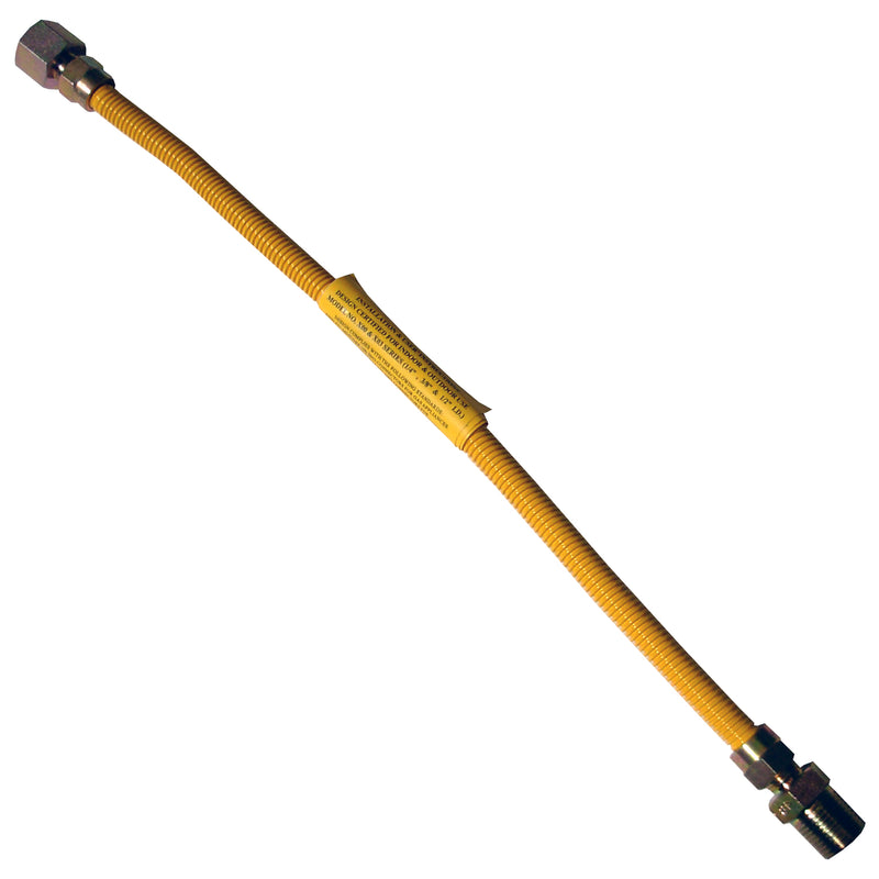 bg 3/8x18 gas flex dryer