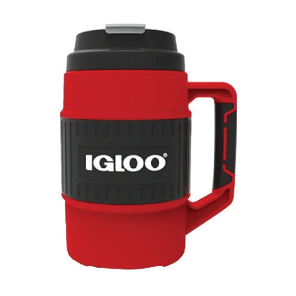 IGLOO Insulated Mug 0.5 gal Capacity Plastic Black/Red