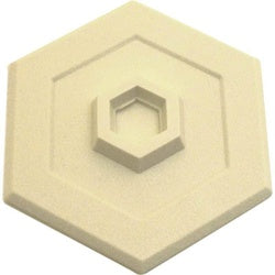 Prime-Line Hexagon Self-Adhesive Wall Protector 5 in Dia Base Vinyl