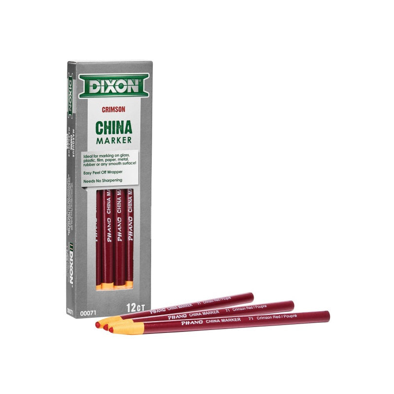 DIXON TICONDEROGA China Marker Red 7 in L