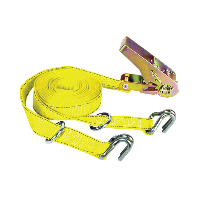 KEEPER Tie-Down 1 in W 16 ft L 1000 lb J-Hook End Fitting