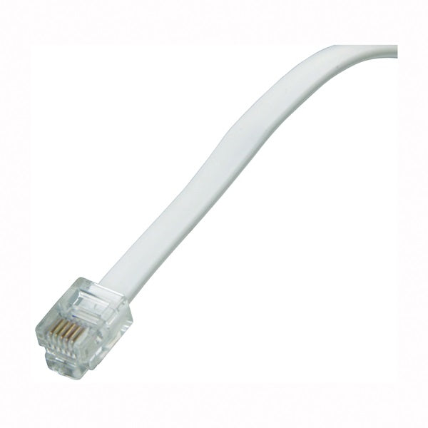 Zenith Telephone Cord White Sheath