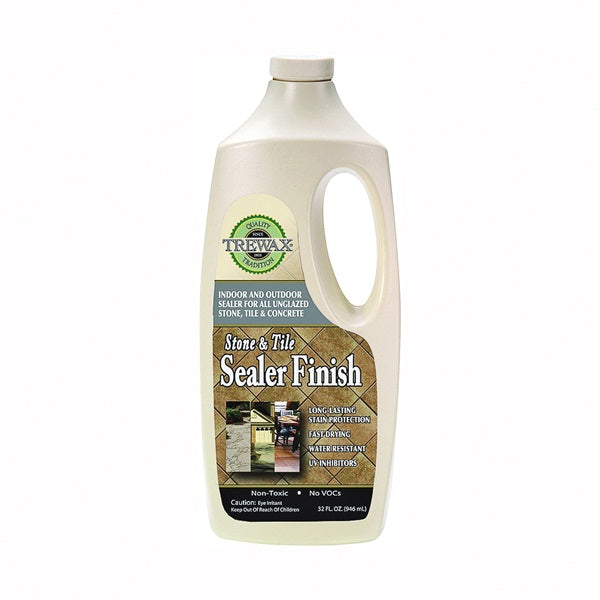 Trewax Sealer Finish 32 oz Bottle Liquid Acrylic Milky White