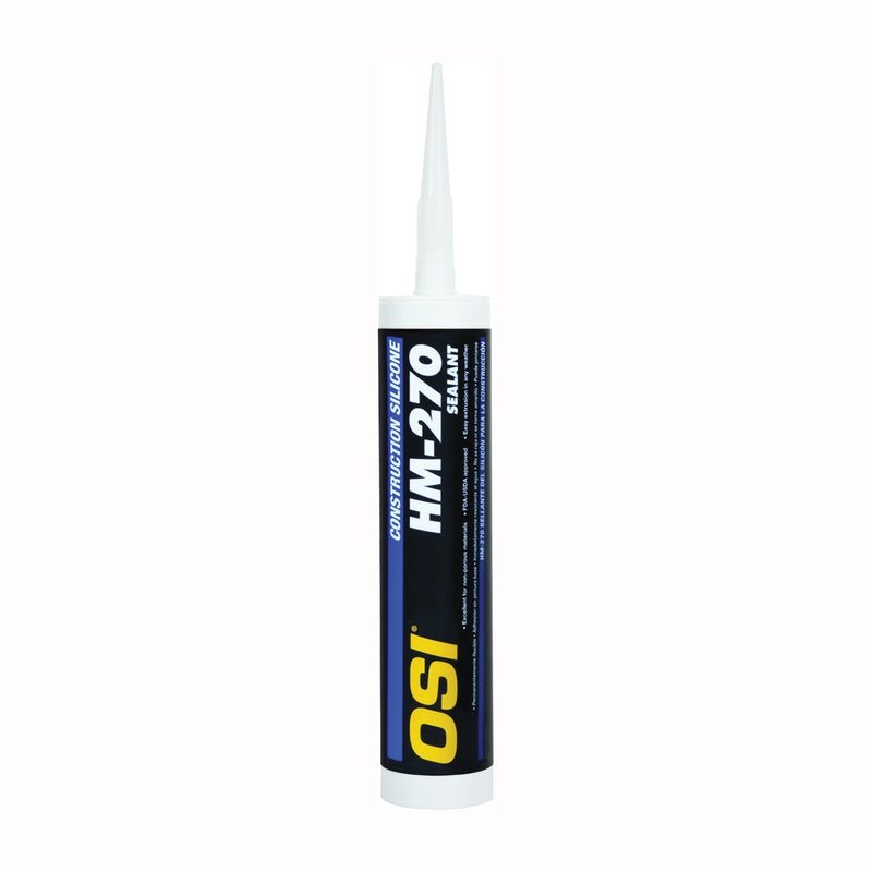 OSI Silicone Sealant Clear 24 hr Curing  60 to 400 deg F 10 fl oz Cartridge