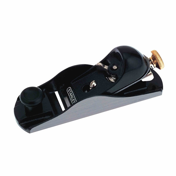 STANLEY Adjustable Block Plane 1-5/8 in W Blade Iron Body Gray