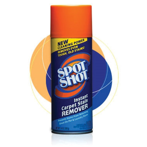 Spot Shot Carpet Stain Remover 14 oz Aerosol Can Liquid Mild Glycol Ether