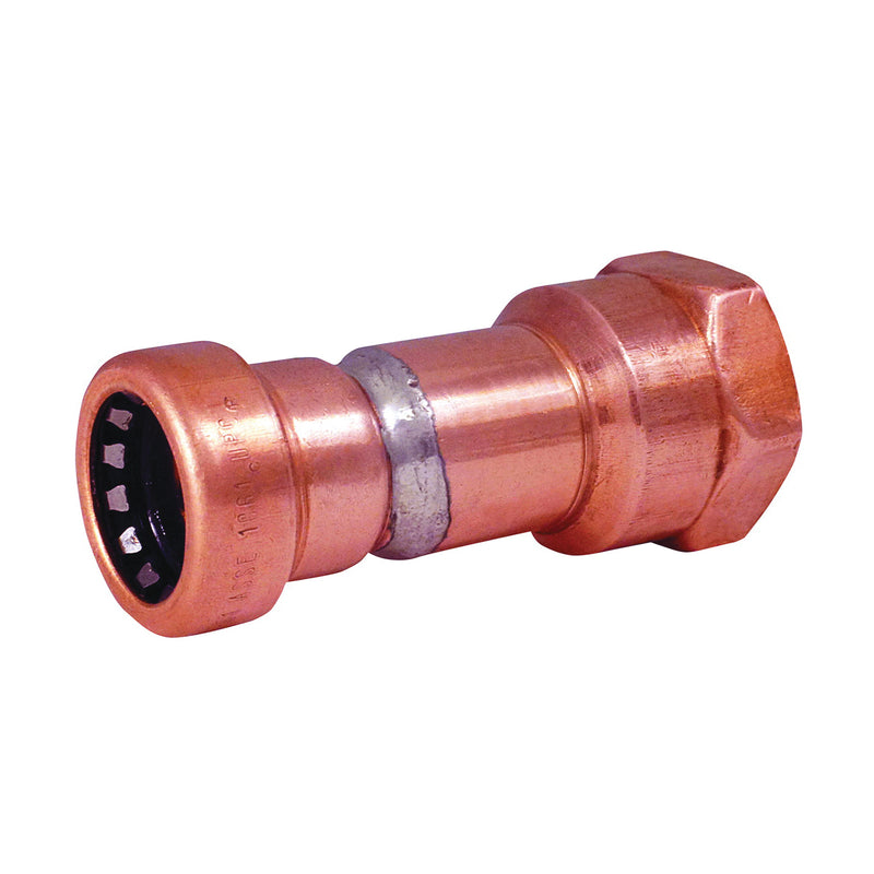 EPC 903 Push-Fit Adapter 1/2 in Sweat x Female Copper 200 psi Pressure