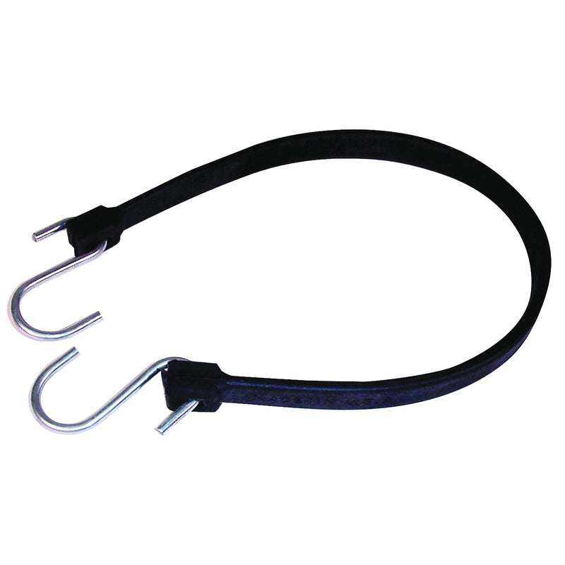 KEEPER Strap 3/4 in W 19 in L EPDM Rubber Black S-Hook End