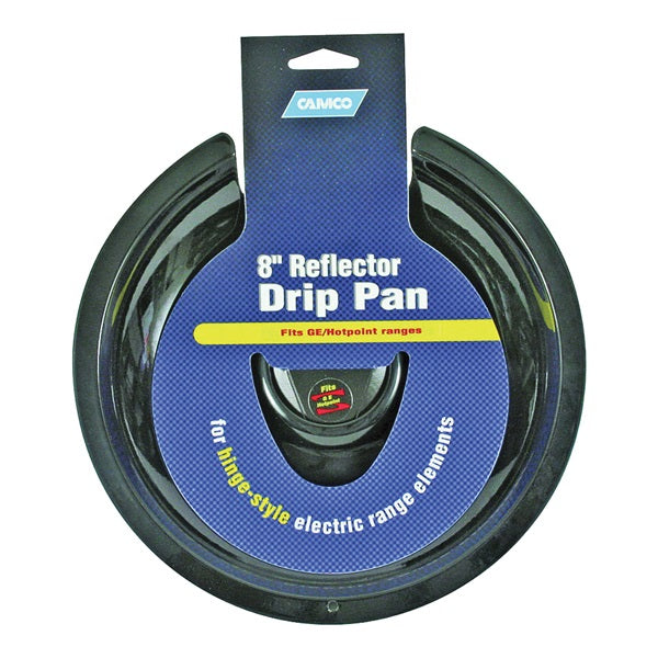 CAMCO Drip Pan 8 in Dia Porcelain