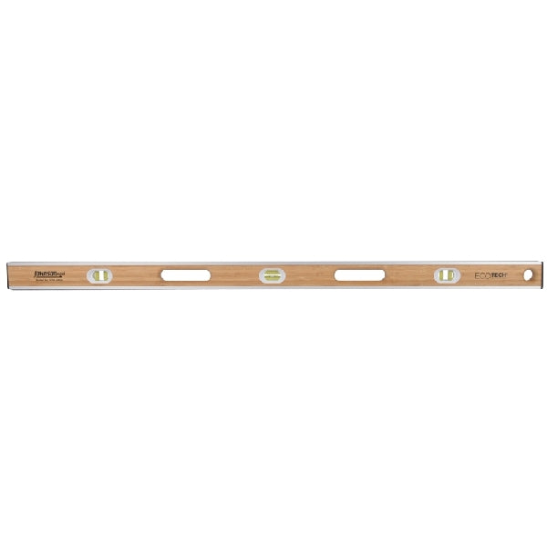 Johnson Eco-Tech Bamboo Level 48 in L 6 -Vial Non-magnetic Wood Brown