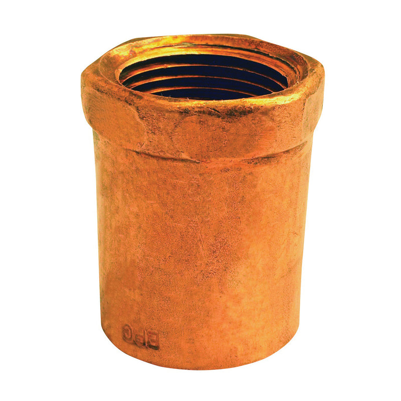 EPC 103R Series Reducing Adapter 1/2 x 3/8 in Sweat x FNPT Copper