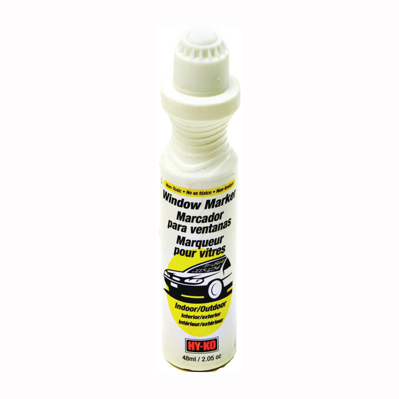 HY-KO Window Marker Non-Toxic Rain-Resistant White