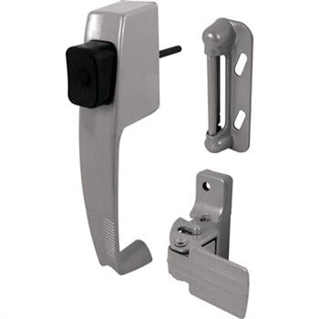 Prime-Line Pushbutton Latch Zinc 1 to 1-1/4 in Thick Door