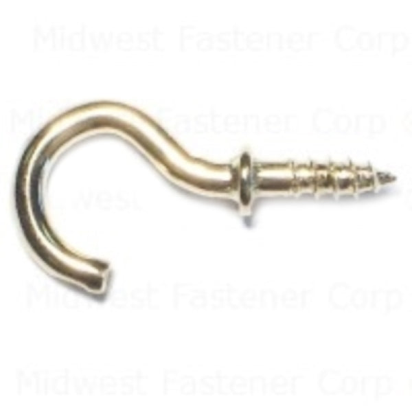 MIDWEST FASTENER Cup Hook Brass