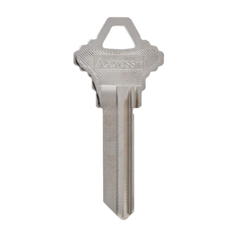 HILLMAN Key Blank Brass Nickel-Plated For: Schlage Locks