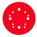 Diablo Sanding Disc 5 in Dia 100 Grit Medium Ceramic Abrasive 12 Hole