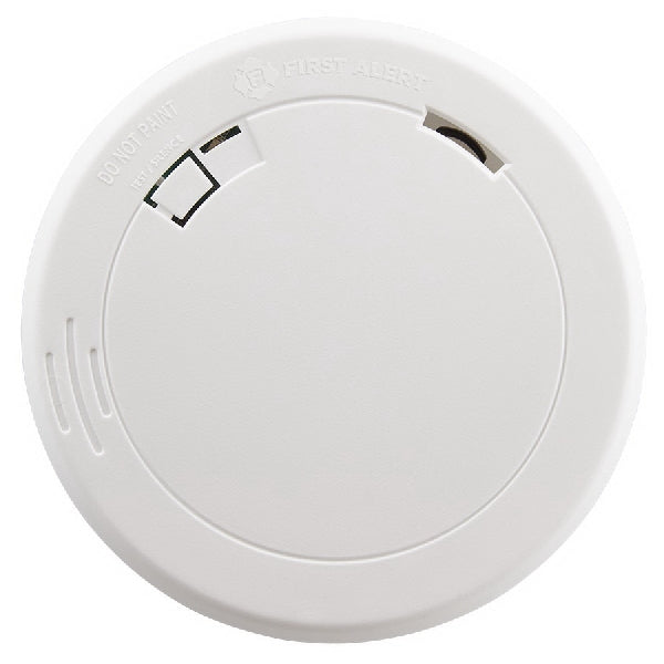 FIRST ALERT Smoke Alarm 3 V Photoelectric Sensor 85 dB Alarm: Audible Beep Ceiling Wall Mounting