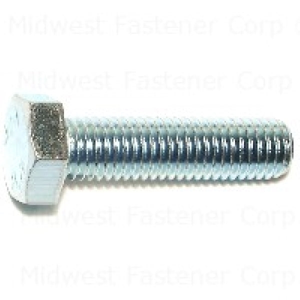 MIDWEST FASTENER Hex Cap Screw M12-1.75 Thread 45 mm OAL Steel Zinc Metric Measuring Coarse Thread