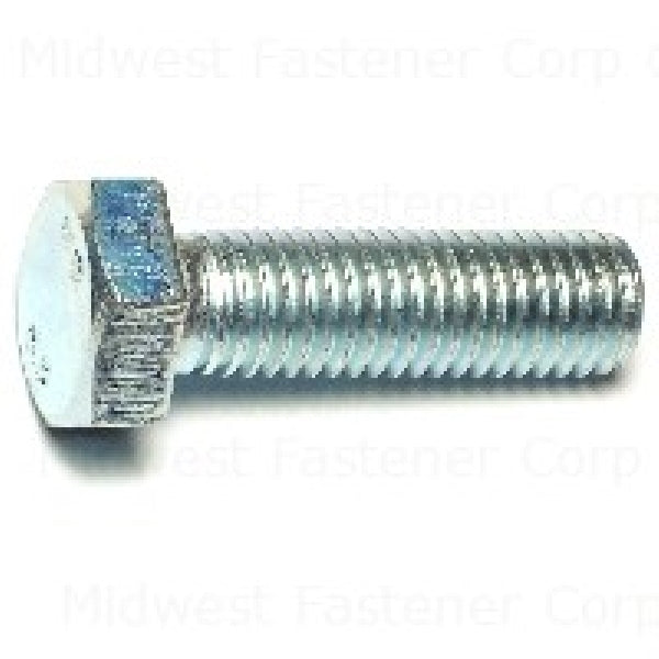 MIDWEST FASTENER Hex Cap Screw M12-1.75 Thread 40 mm OAL Steel Zinc Metric Measuring Coarse Thread