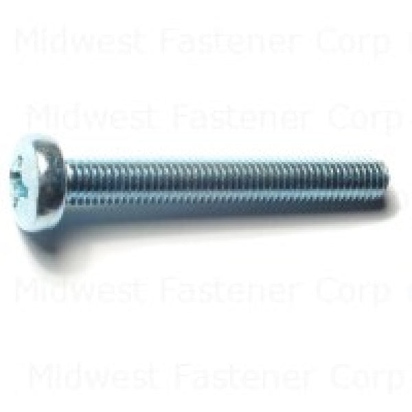 MIDWEST FASTENER Machine Screw M8-1.25 Thread 60 mm L Pan Head Phillips Drive Zinc