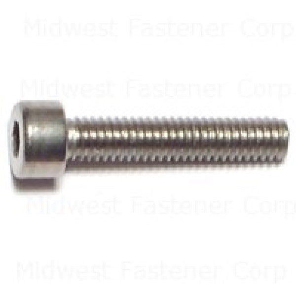 MIDWEST FASTENER Cap Screw M4-0.7 Thread 20 mm L Coarse Thread Socket Drive Stainless Steel