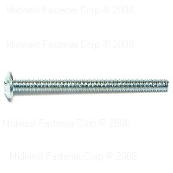 MIDWEST FASTENER Machine Screw M4-0.7 Thread 50 mm L Coarse Thread Truss Head Phillips Slotted Drive Steel