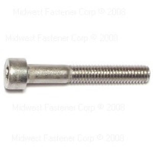 MIDWEST FASTENER Cap Screw M6-1 Thread 40 mm L Coarse Thread Hex Socket Drive Stainless Steel