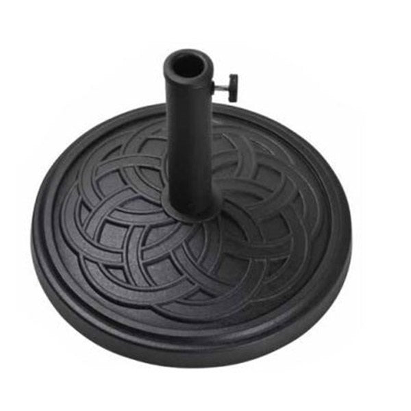 Bond Envirostone Gaelen Umbrella Base 18 in Dia 13.18 in H Resin Black