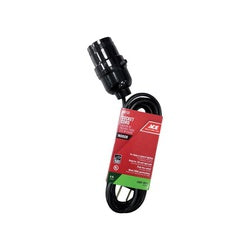 ACE Extension Cord 18 AWG Cable 9 ft L 120 V Black