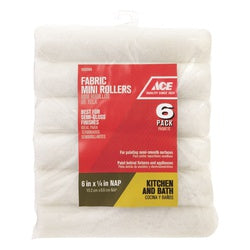 ACE Mini Roller Cover 1/4 in Thick Nap 6 in L Polyester Cover Beige