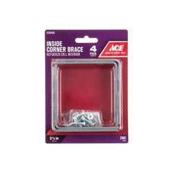 ACE 01 3404 260 L Corner Brace 3 1/2 in L 4 3/4 in W 3 1/2 in H Zinc