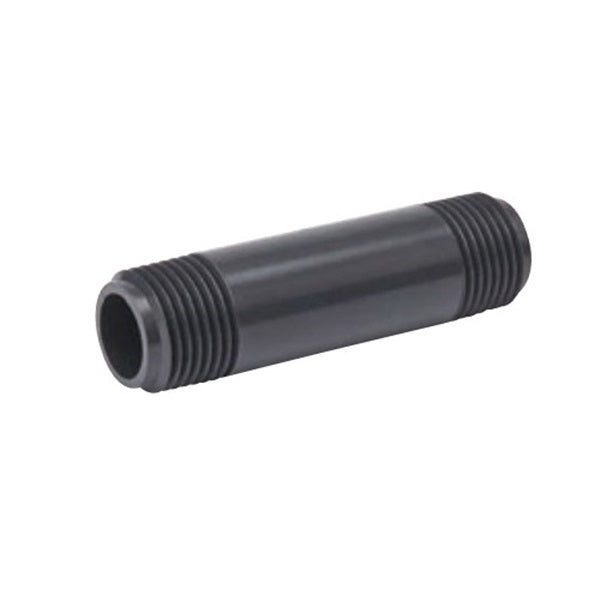 B & K ProLine Pipe Nipple 1/2 in MIP PVC Gray 80 Schedule 4 in L