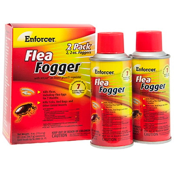 Enforcer Flea Fogger 2000 cu-ft Coverage Area Milky-White