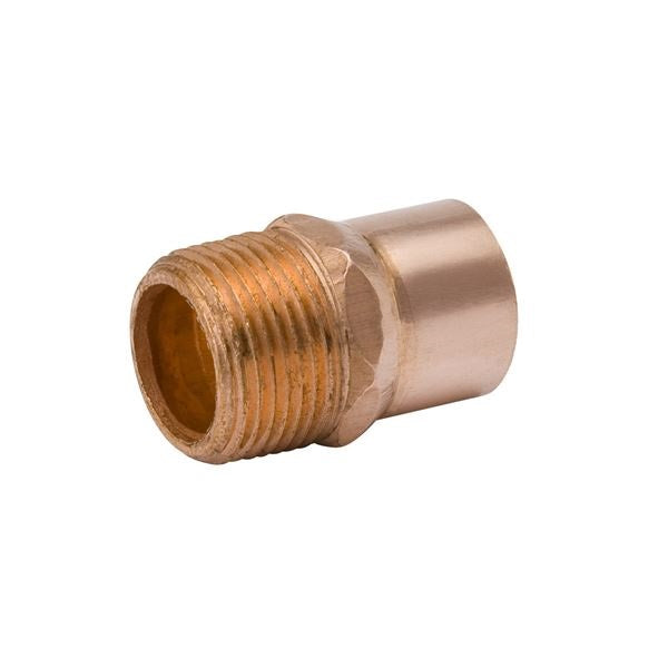 Streamline Pipe Adapter 1/2 in Copper x MPT Copper 700 psi Pressure