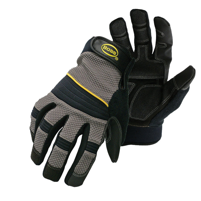 BOSS Heavy-Duty Utility Gloves L PVC