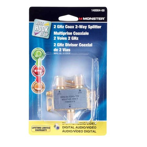 Just Hook It Up Coax Splitter 3-Channel