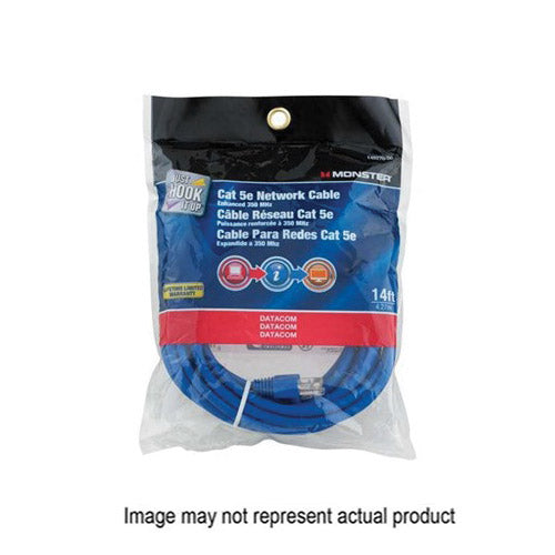 Just Hook It Up Networking Cable 7 ft L Cat5e Category Rating Blue Sheath