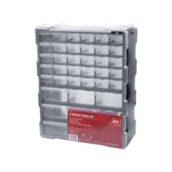 ACE Drawer Organizer 39 Drawer Plastic 15 in OAW 19 in OAH 6 1/4 in OAD