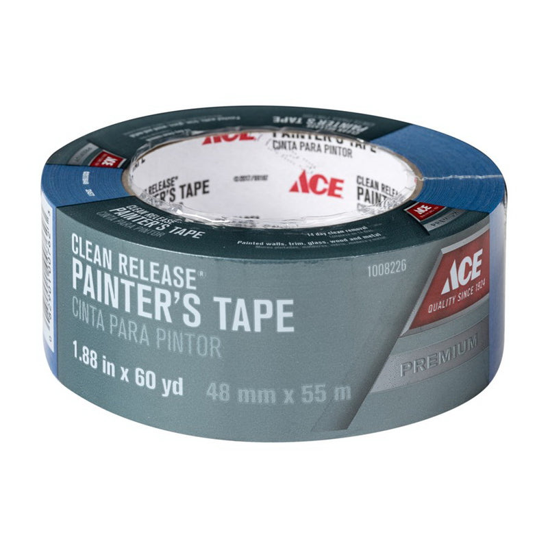 ACE Painter's Tape 60 yd L 1.88 in W Blue