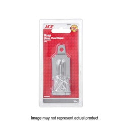 ACE 01 3725 175 Hinge Hasp 3 in L Zinc Fixed Staple