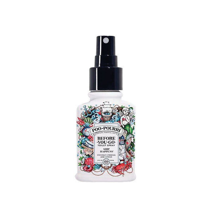 POO-POURRI Ship Happens Before-You-Go Toilet Spray 2 oz Bottle Citrus