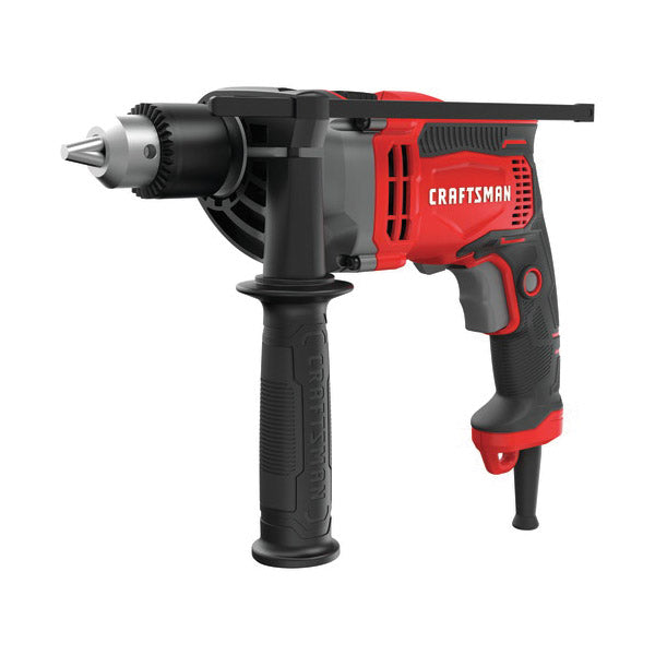 CRAFTSMAN Hammer Drill 7 A 1/2 in Chuck Keyed Chuck Includes: (1) Chuck Key and Key Holder (1) Side Handle