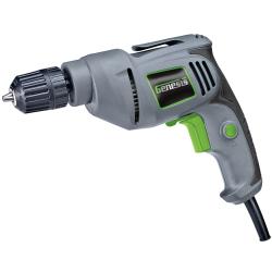 Genesis Electric Drill 4.2 A 3/8 in Chuck Keyless Chuck