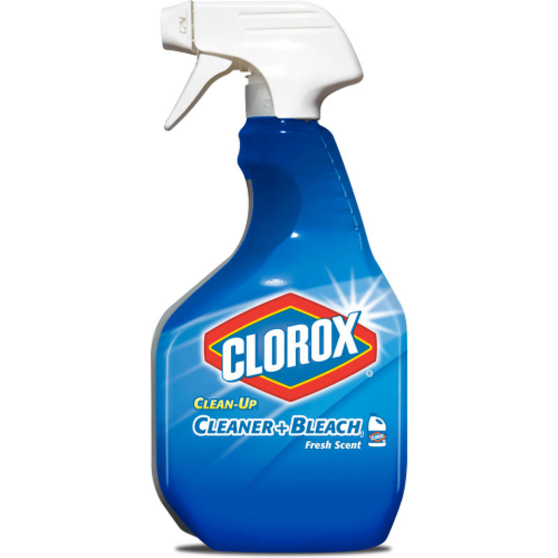 Clorox Clean-Up All-Purpose Cleaner 32 oz Bottle Liquid Apple Floral Bleach Pale Yellow