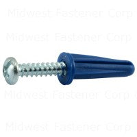 MIDWEST FASTENER Combo Pan Anchor Kit 3/4 in L Zinc