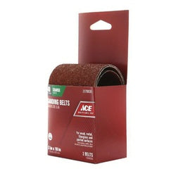 ACE Sanding Belt 3 in W 18 in L 40 Grit Coarse Aluminum Oxide Abrasive